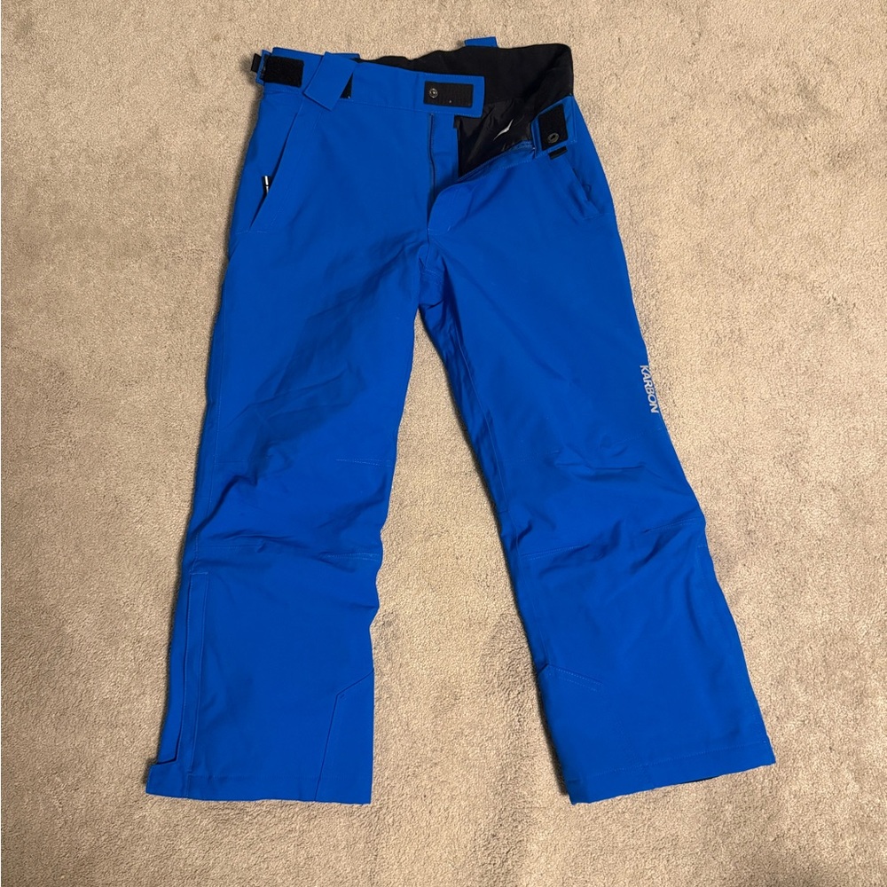EUC Boys Karbon Blue Ski Snow Pants Size 10